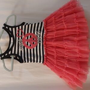 EUC Amy Coe Infant girls tutu dress. Size 6-9 Mos